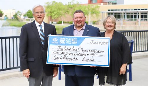 Decker Family Donates to Iowa Central Community College Center for Performing Arts Building Project
